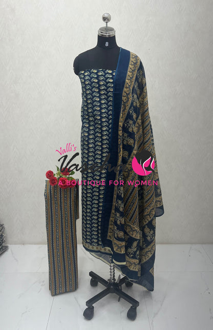 Pure Mul Mul Cotton | Unstitched Material | VVUSM079