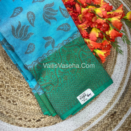 50% less - Offer Saree - Semi Banarasi Saree   - VVDS006