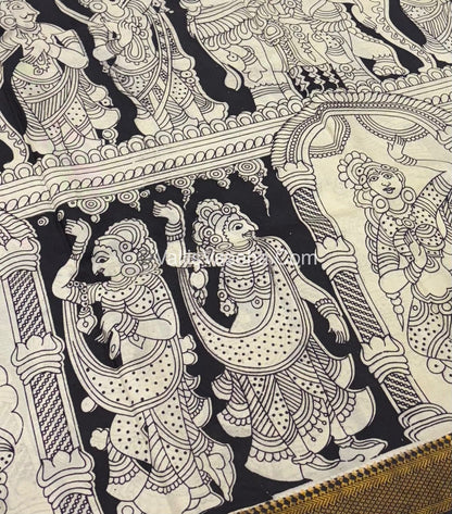 Chennur Silk | Kalamkari Prints | VVCKS006