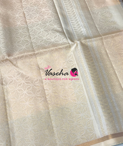 Pure Soft Silk Saree  - Pazhum Pazhamum Checks - VVPSS092