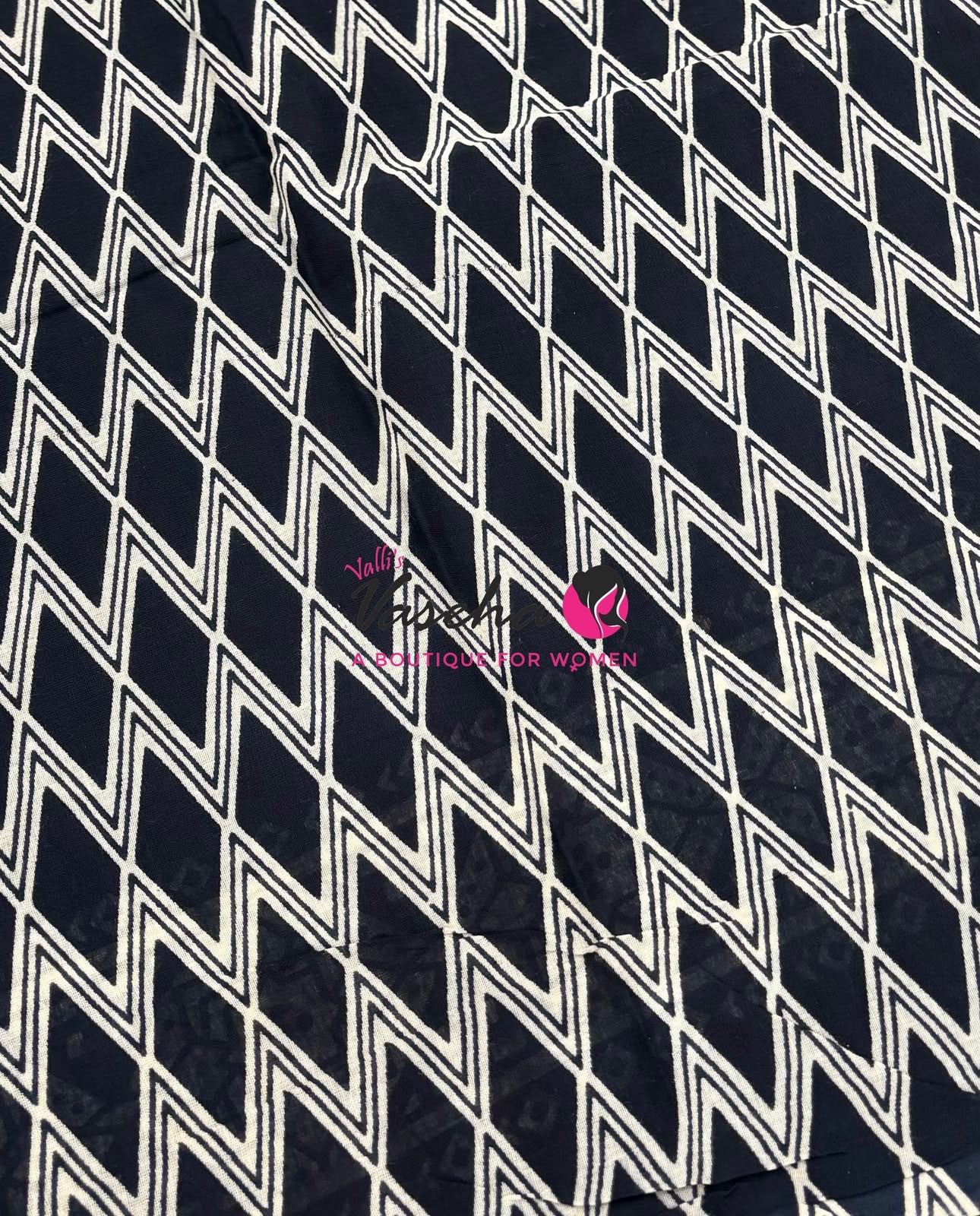 Pure Soft Mul Mul Cotton Sarees - Hand Block Prints - VVMMC011