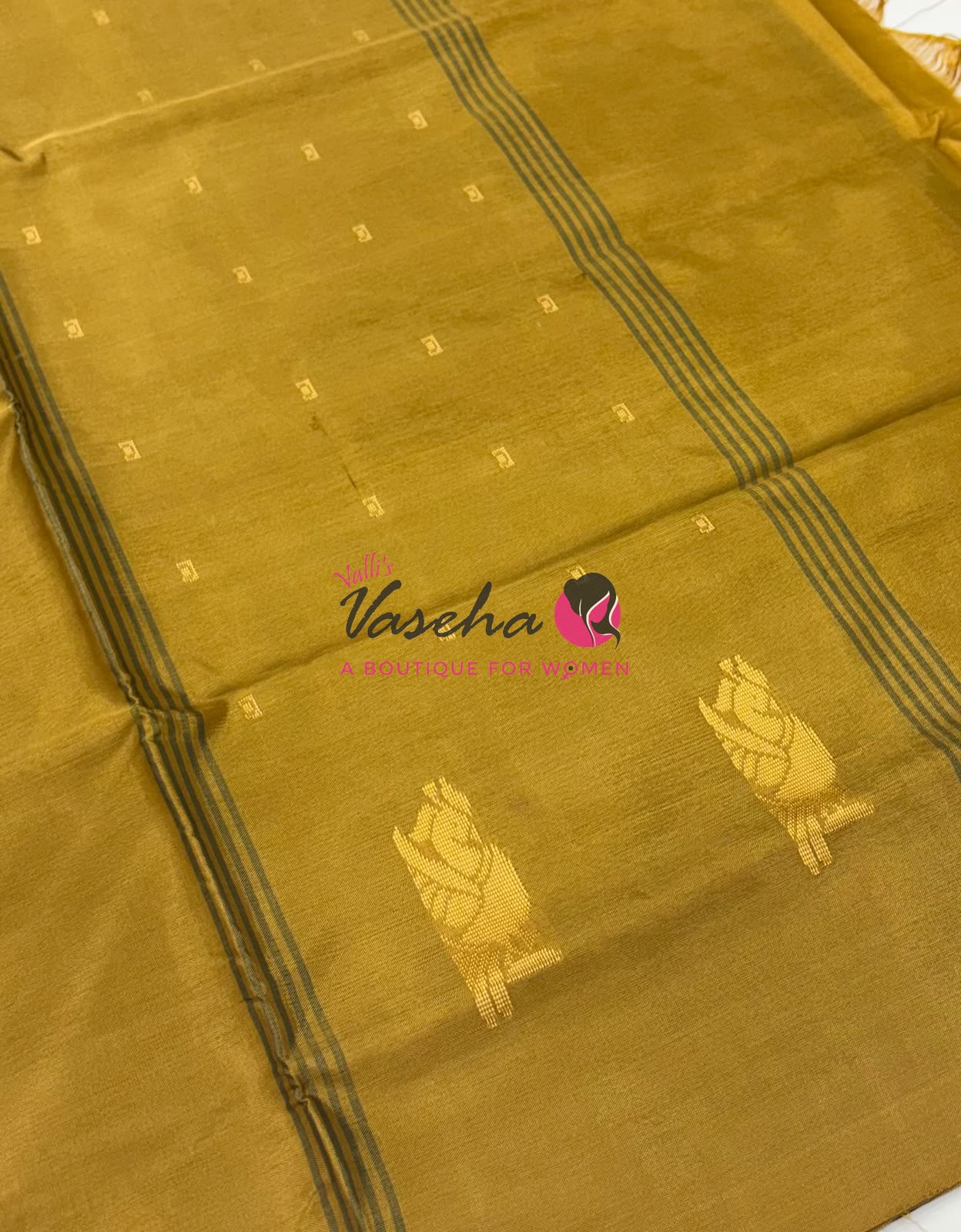 Vazhai Pattu Saree / Banana Pith - With Blouse - VVVPS002