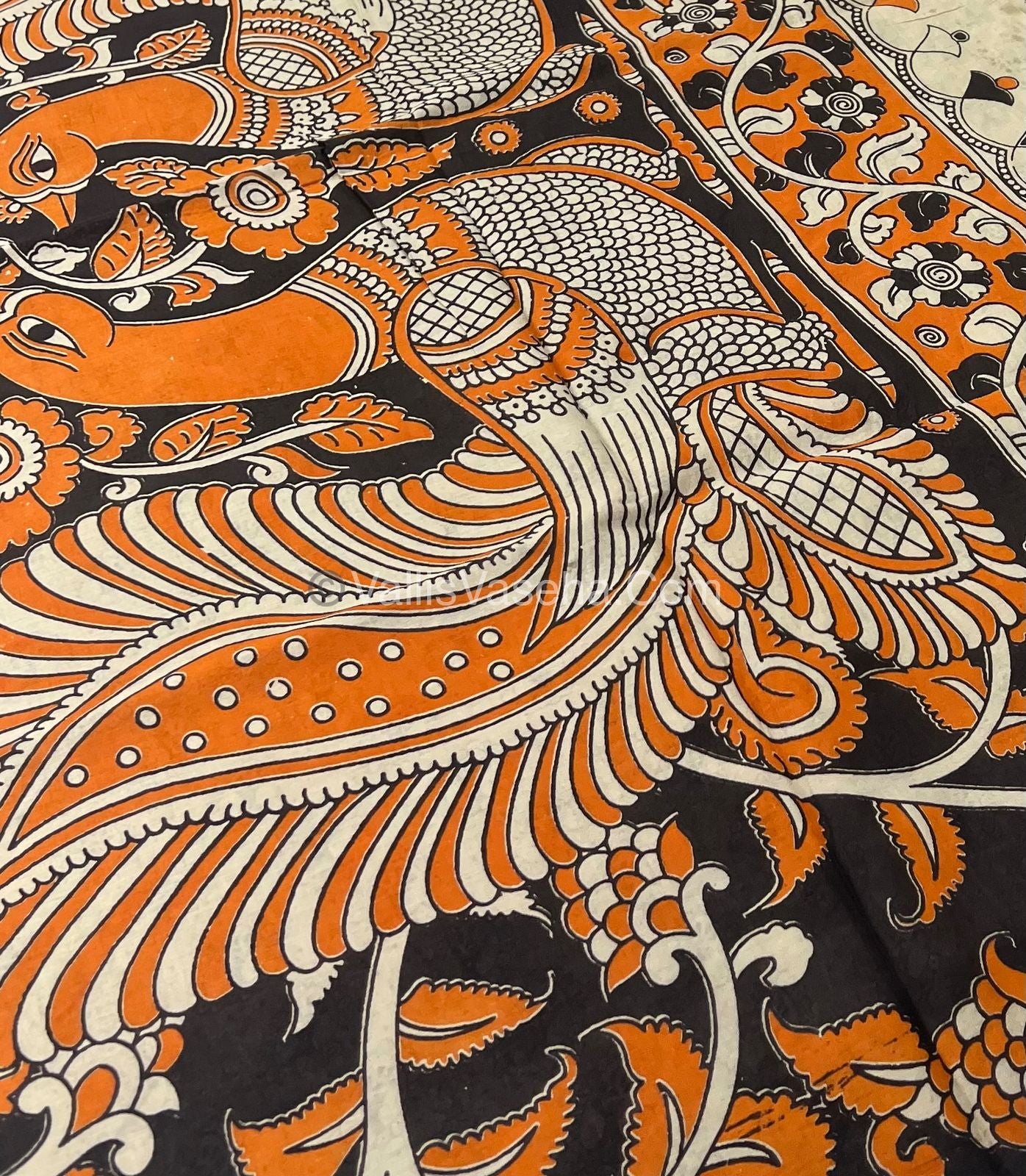 Pure Kalamkari Cotton Saree - VVPKC002
