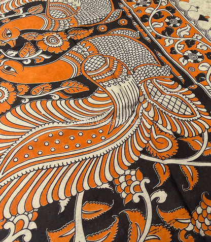 Pure Kalamkari Cotton Saree - VVPKC002