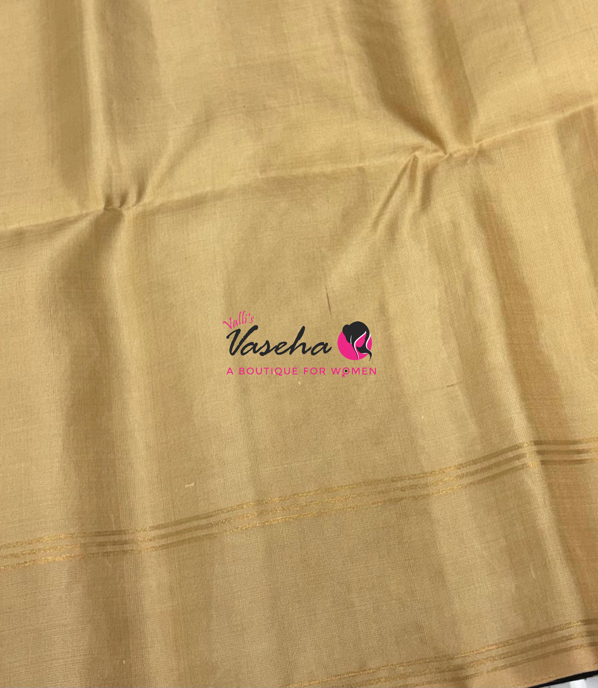 Pure Soft Silk Saree  - Black & Cream Combo - VVPSS161