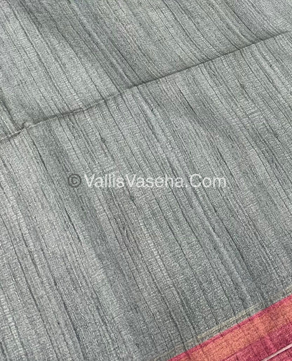 Art Silk / Semi Gicha Tussar Saree  - VVSGT002