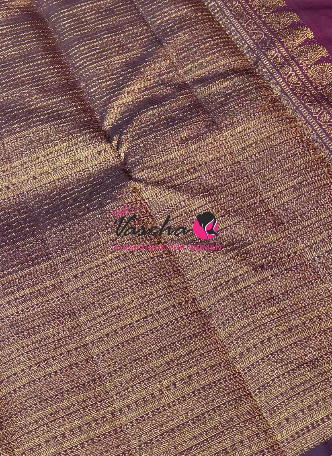 Pure Kanchipuram Silk Saree - Pazhum Pazhamum Checks - VVPS017