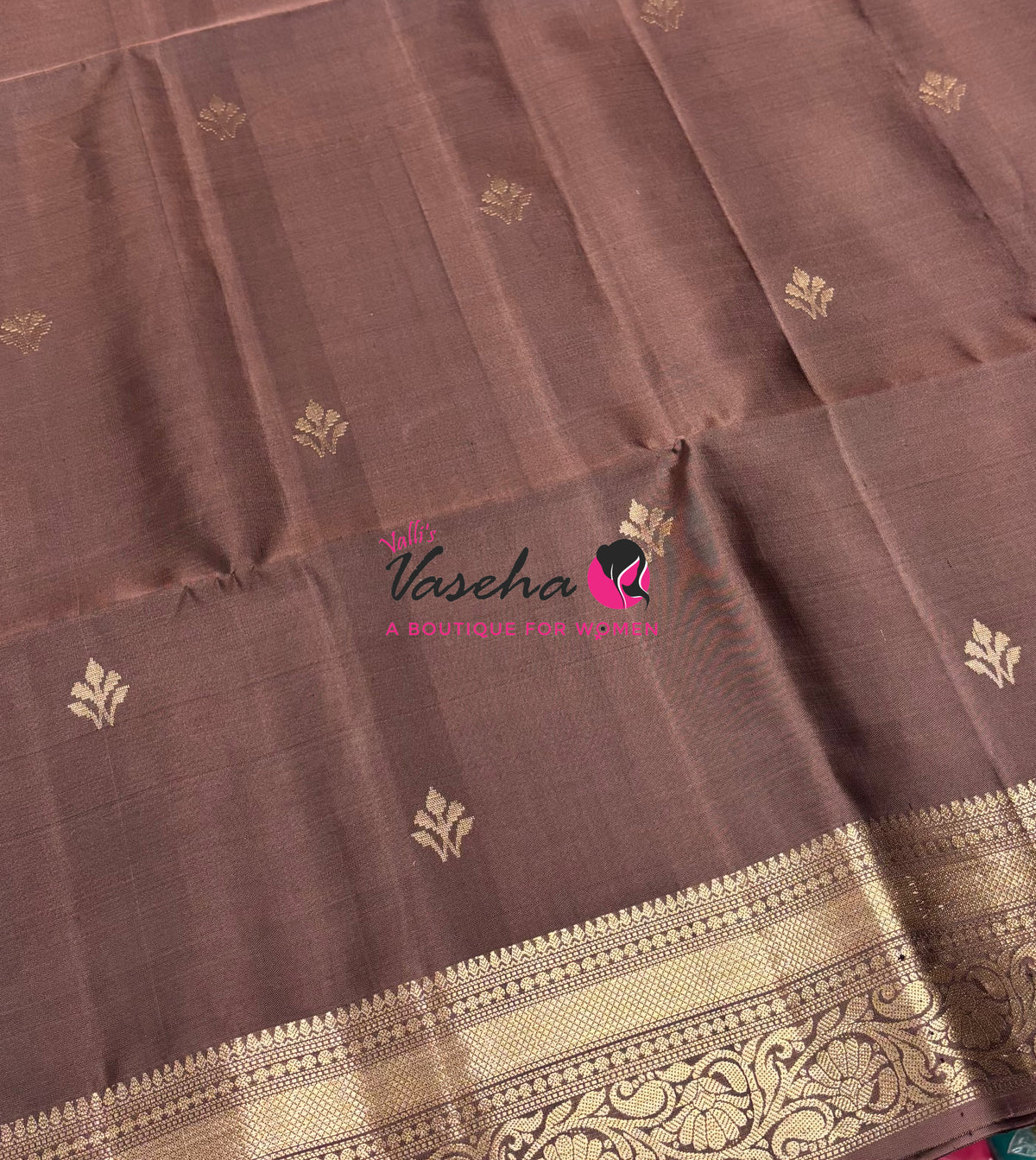 Pure Soft Silk Saree  - Chocolate Brown Shade - VVPSS135