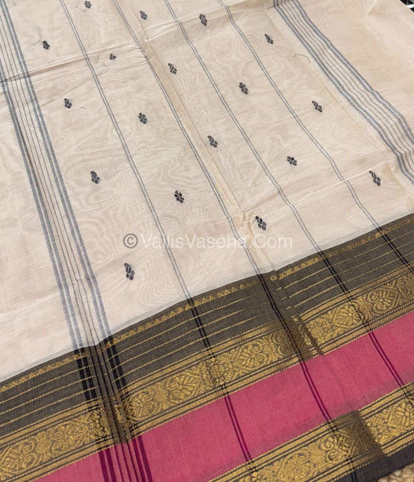 Kanchi Cotton Saree - VVKCS017