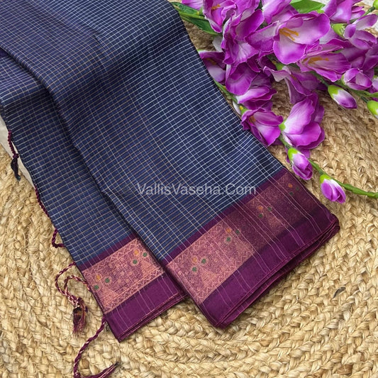 Dhaka Cotton Saree - VVDCS001