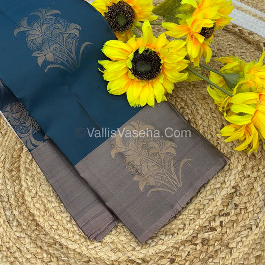 Half Mix - Pure Soft Silk Saree - VVPSS049