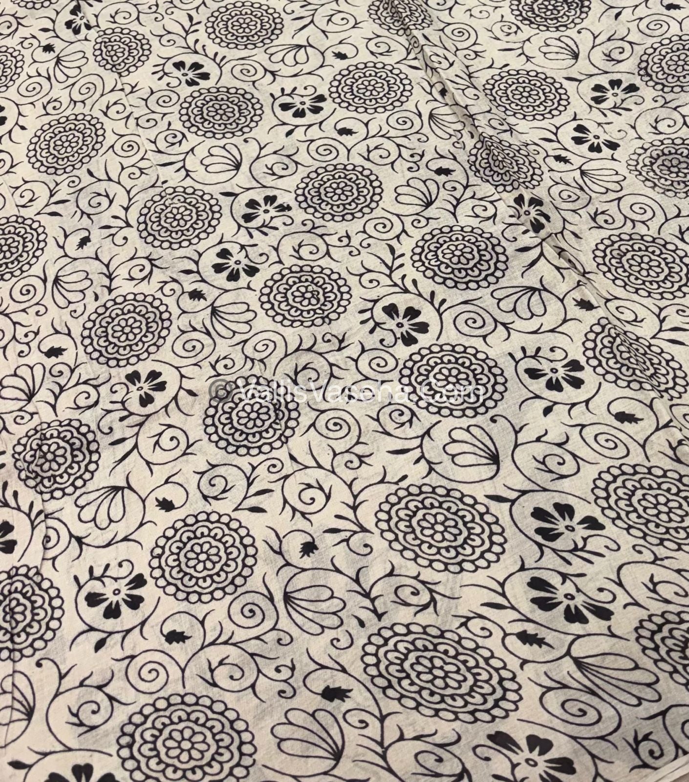 Pure Kalamkari Cotton Saree - VVPKC002