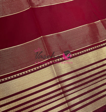 Semi Bridal Kanchi Silk  - Korvai - Premium- VVSKS008