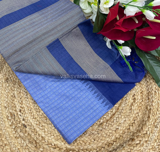 Semi Raw Silk - Lakshadeepam Design Weaving - VVRS004