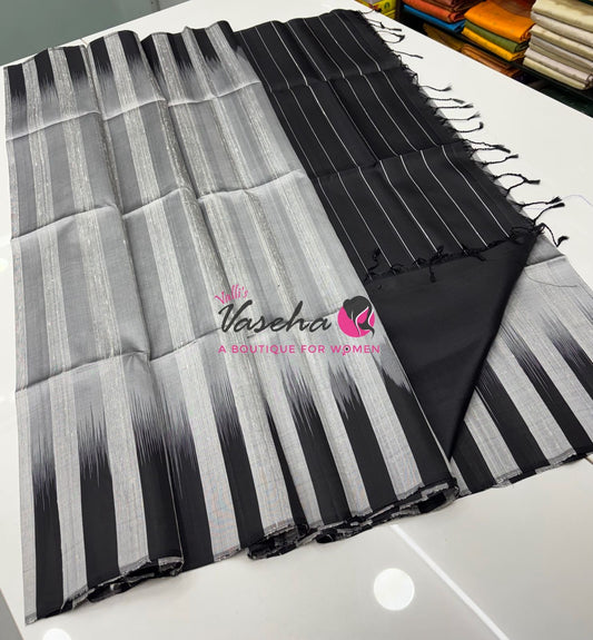 Pure Soft Silk Saree /Jute Duppion Silk - VVPJS001