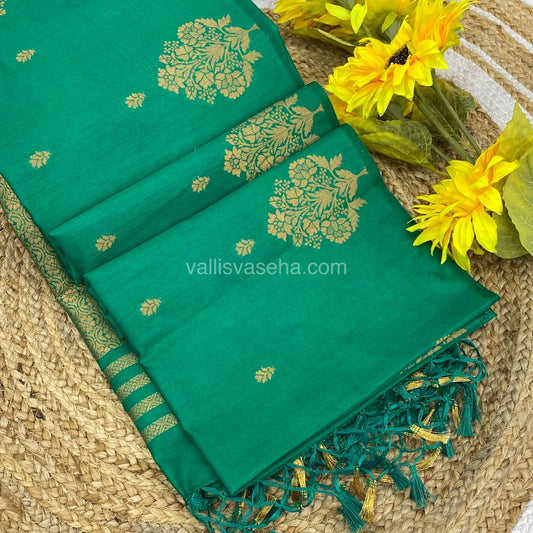 Mulberry Semi Silk - Green Shade - VVMS001