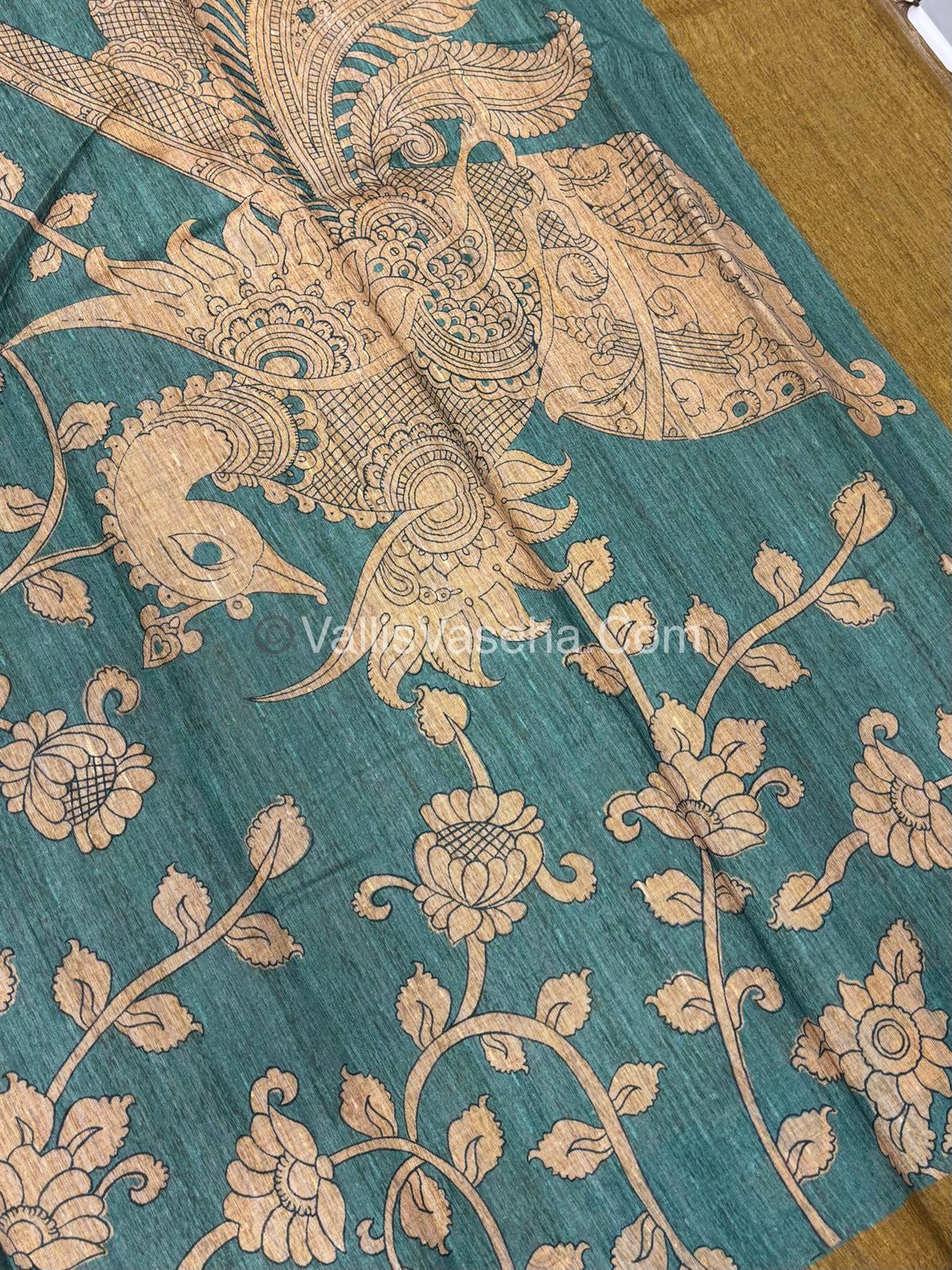 Semi Tussar Silk Saree |VVSTS048