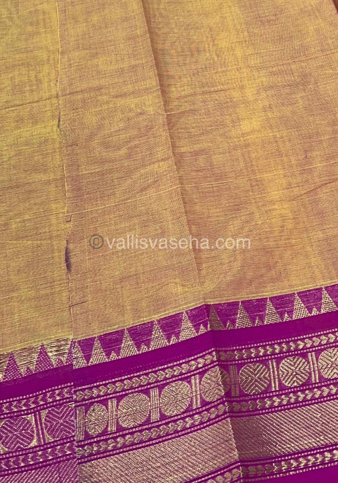Kanchi Cotton Saree - Butta Design VVKCS008