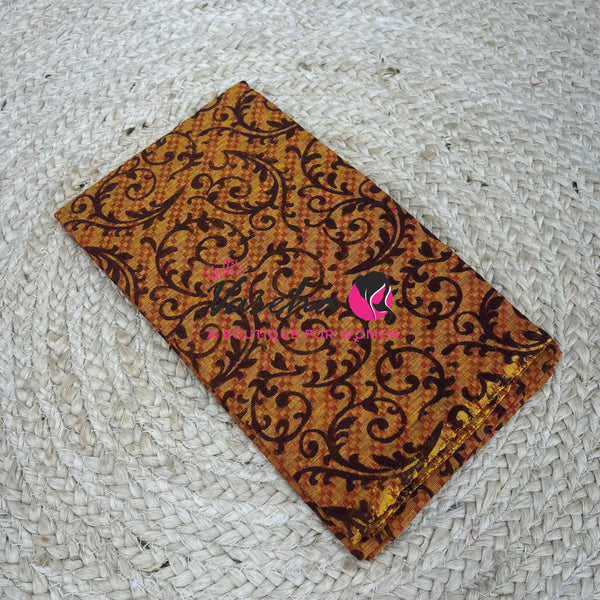 Blouse Bit - Pure Cotton - Self Bobby  Print - 1 mtr - VVBB001