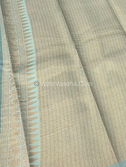 Kanchi Semi Silk - Mayil & Chakkaram design - VVKSS001