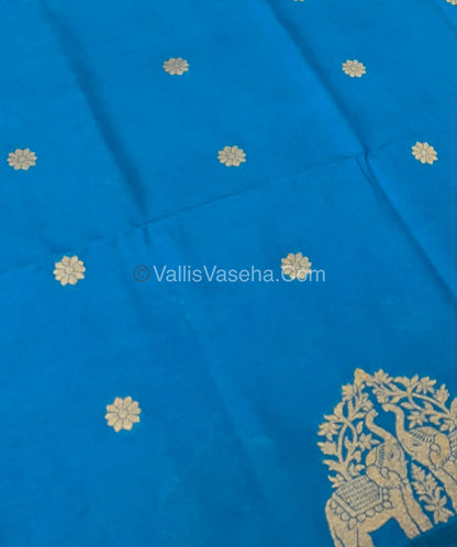 Mulberry Semi Silk - Ramar Blue Shade - VVMSS003
