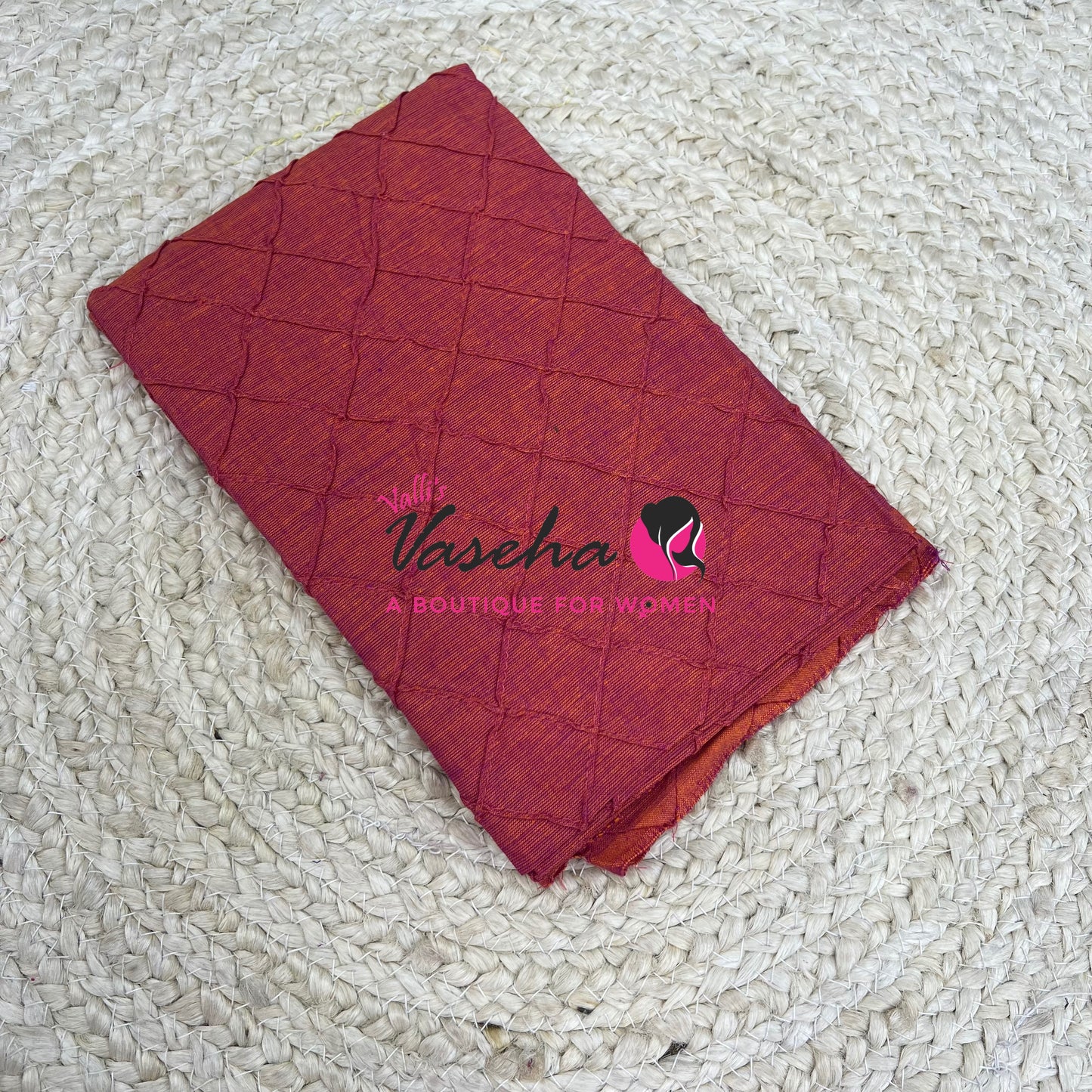 Blouse Bit - Pintec Plain - Diamond Stitch - 1 mtr - VVBPD001