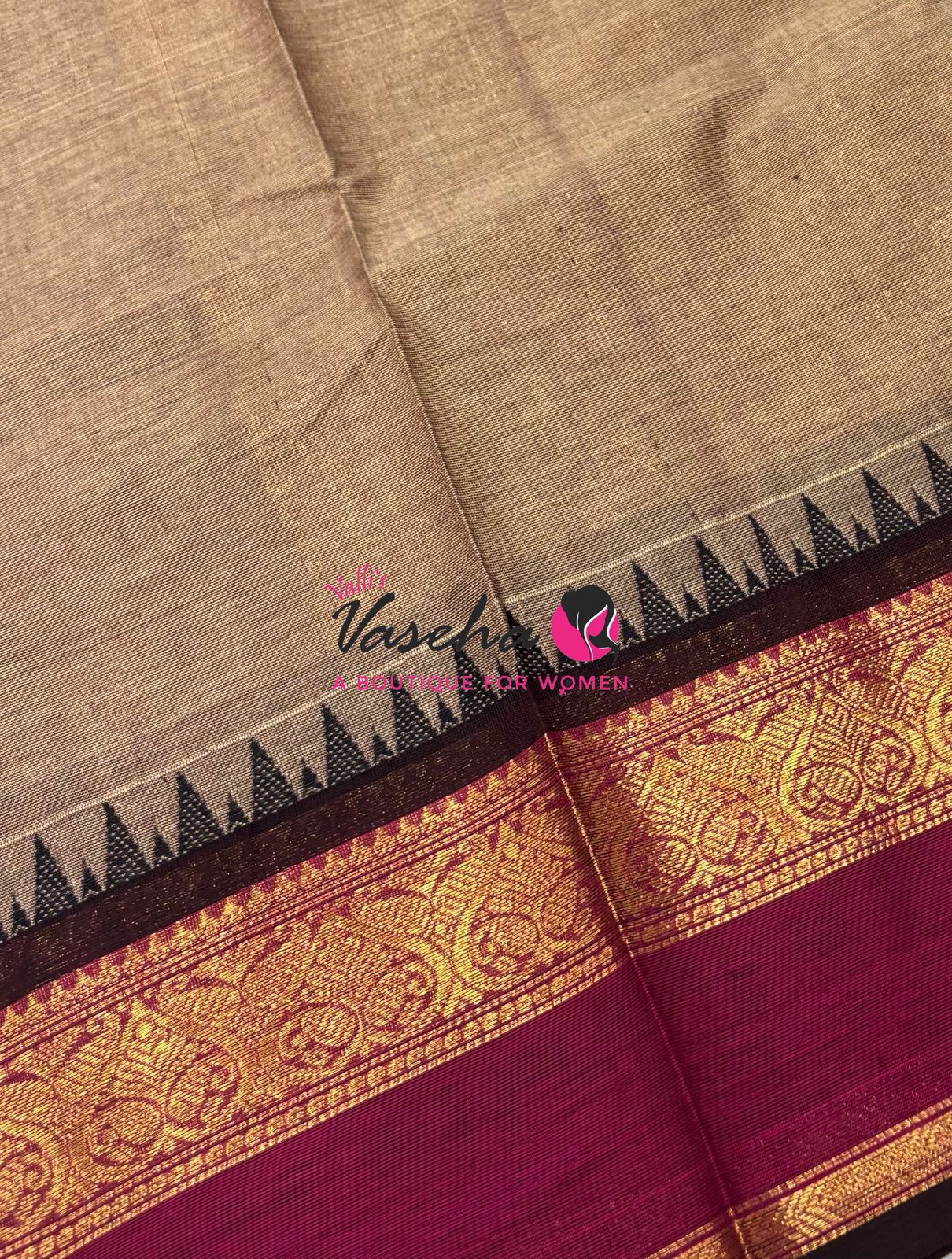 Kanchi Cotton Saree - VVKCS025