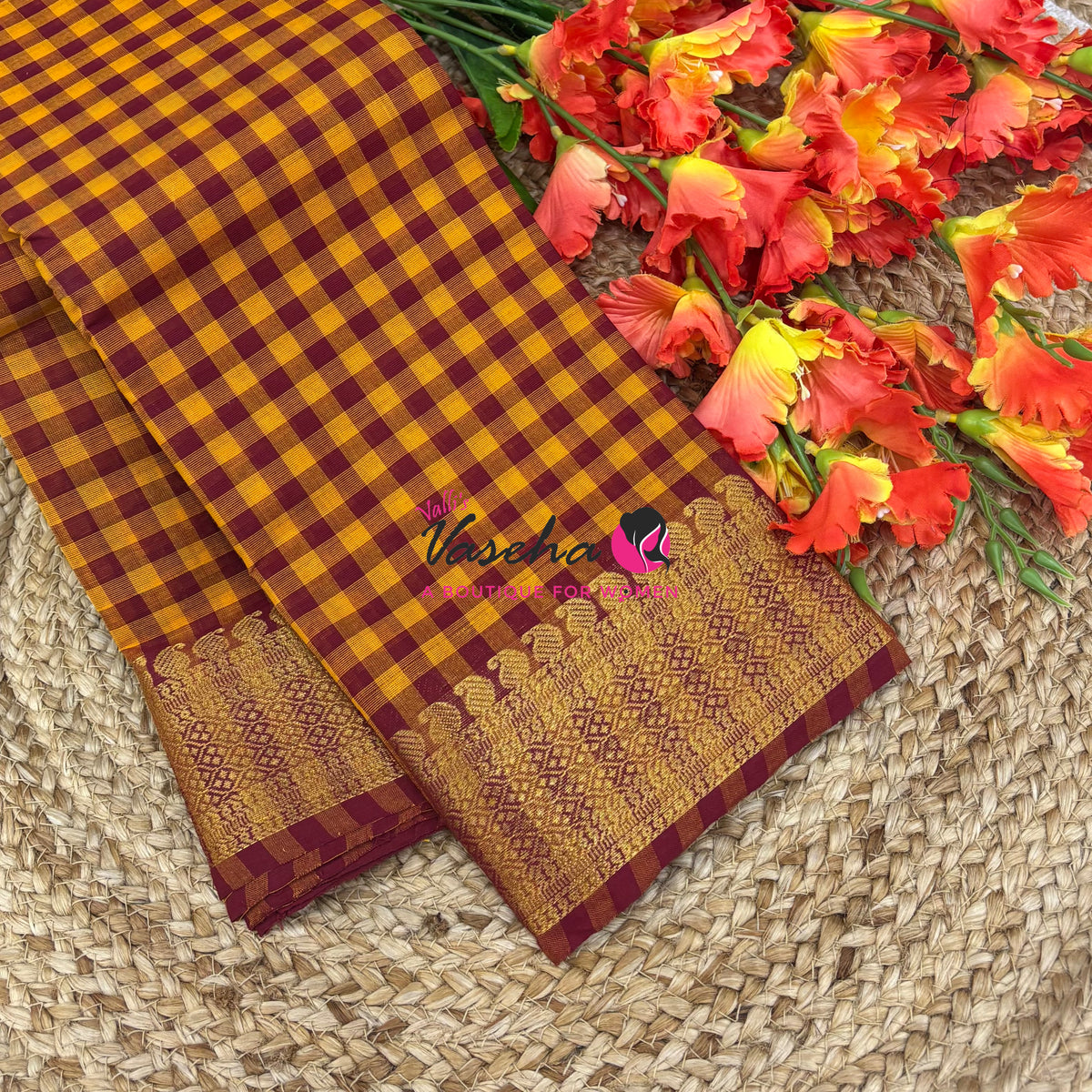 Chettinadu Cotton Saree - VVCCS004