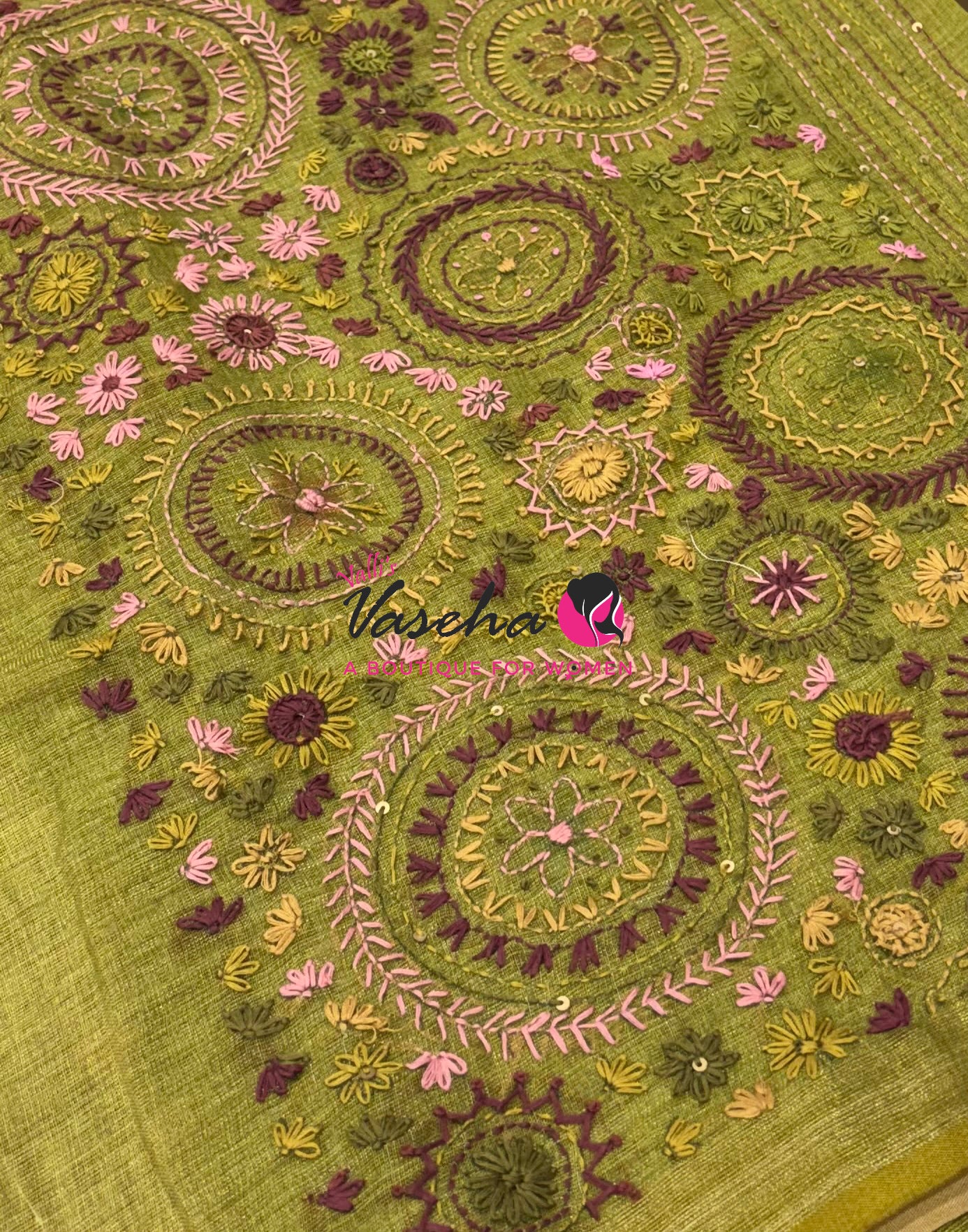 French Knot - Tissue Saree  - VVLFN019