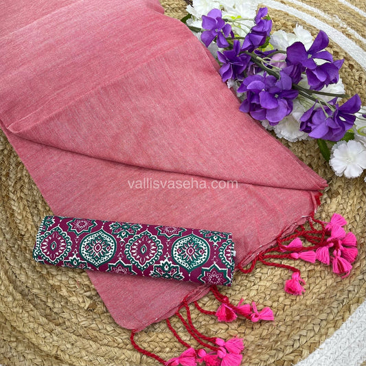 Budget Friendly Sarees - Casual Wear Sarees - Khadi Cotton Sarees - VVKCS001