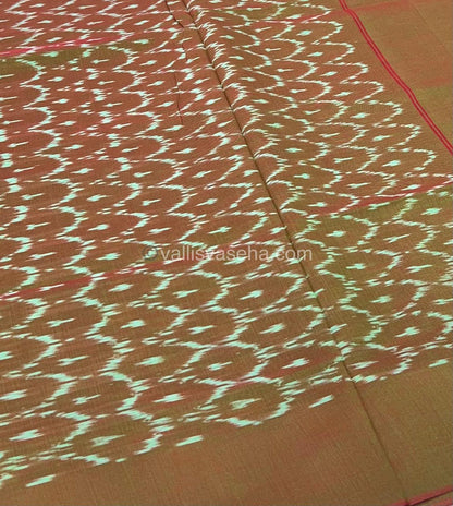 Ikkat Mercerised Cotton Saree - VVIKS001