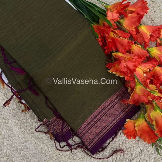 Dhaka Cotton Saree - VVDCS002