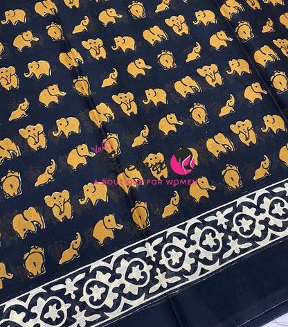 Pure Soft Mul Cotton Sarees - VVMMC012