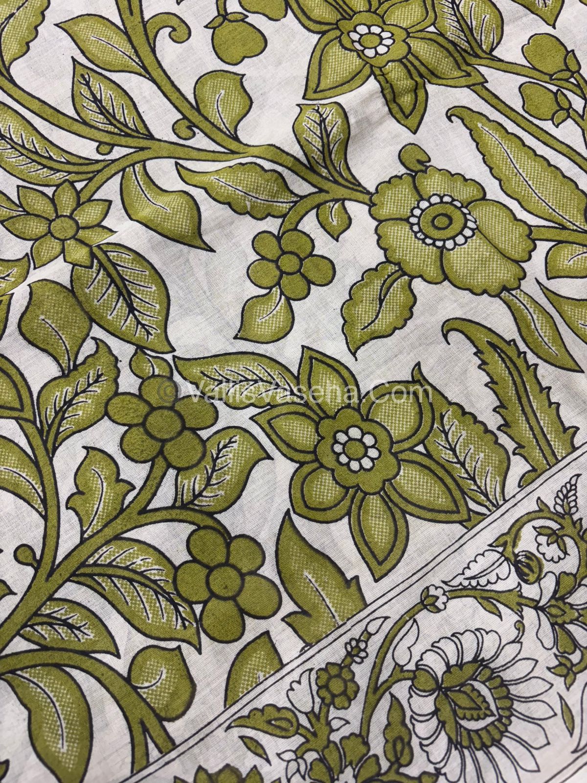 Pure Kalamkari Cotton Saree - VVPKC002