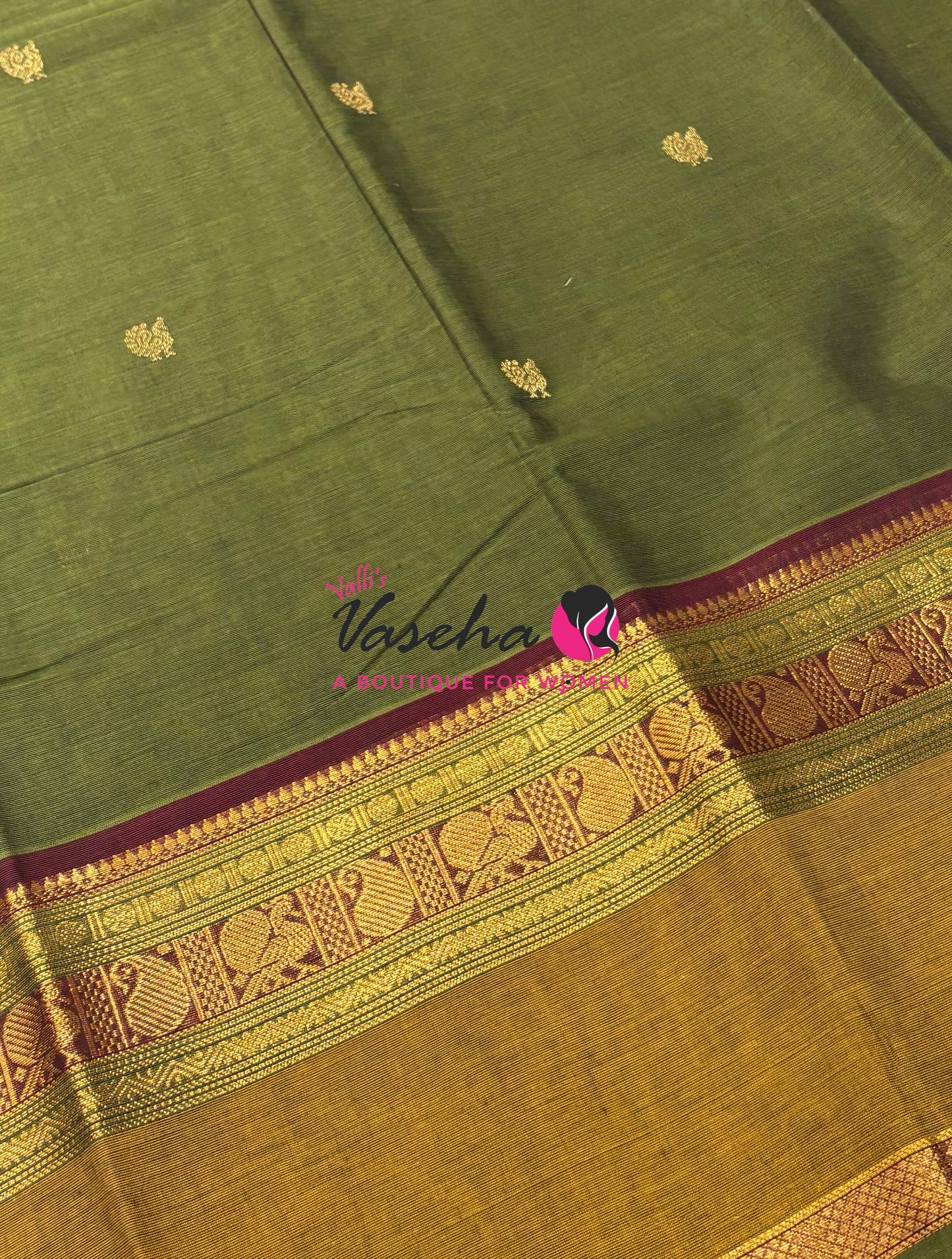 Kanchi Cotton Saree - VVKCS025