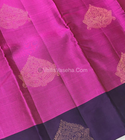 Half Mix - Pure Soft Silk Saree - VVPSS054