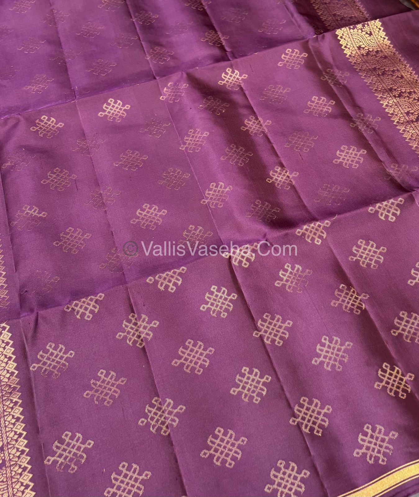 Pure Soft Silk Saree  - Wine Shade - VVPSS074