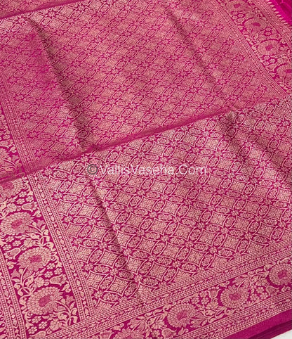Banarasi - Heritage Silk - Semi Kathan Silk - Pink Shade- VVBHS004