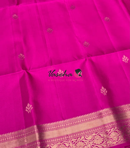 Pure Soft Silk Saree  - Pink Shade - VVPSS135