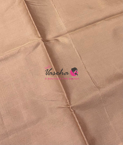Vazhai Pattu Saree / Banana Pith - With Blouse - VVVPS002