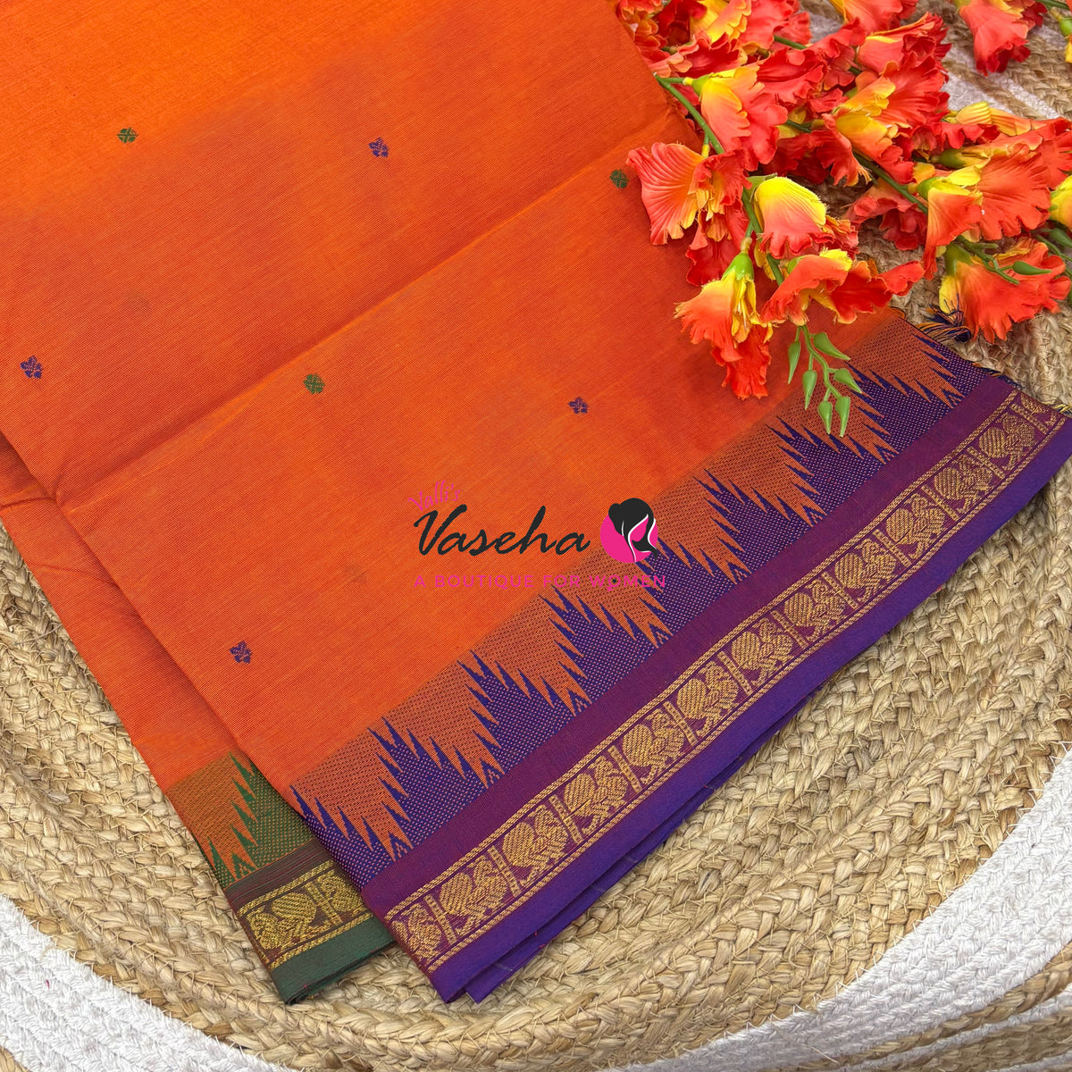 Chettinadu Cotton Saree - VVCCS003