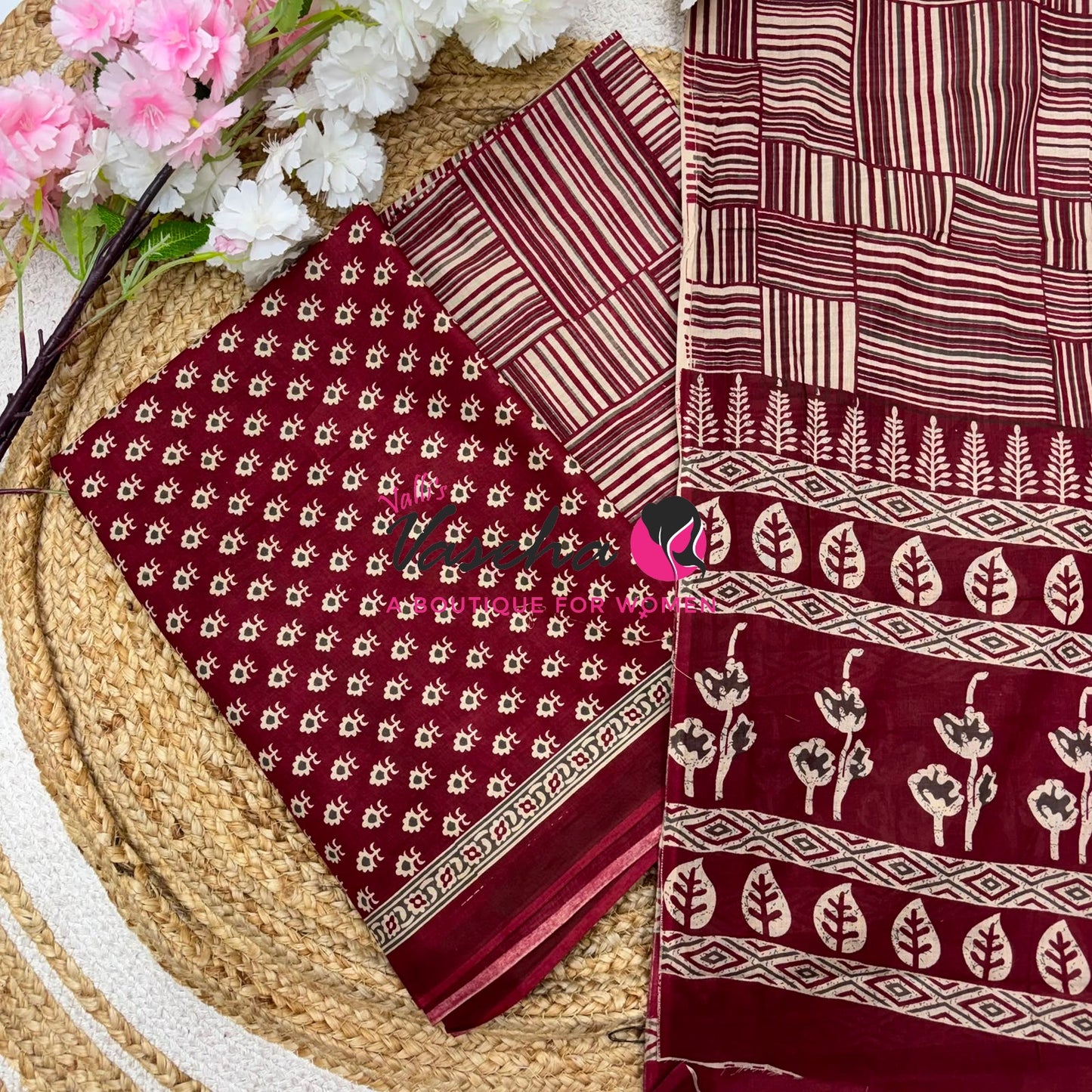 Pure Mul Mul Cotton | Unstitched Material | VVUSM079