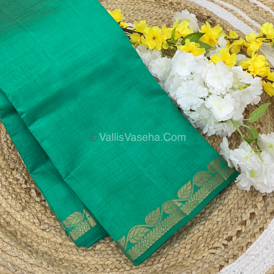 Semi Tussar Silk - Green Shade - VVSTS003