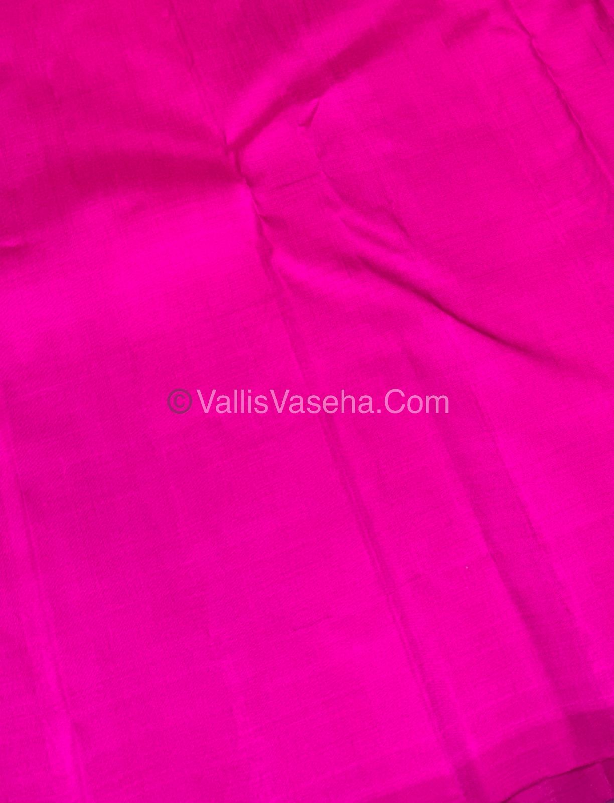 Pure Kanchipuram Silk Saree - Thalampoo - VVPS029