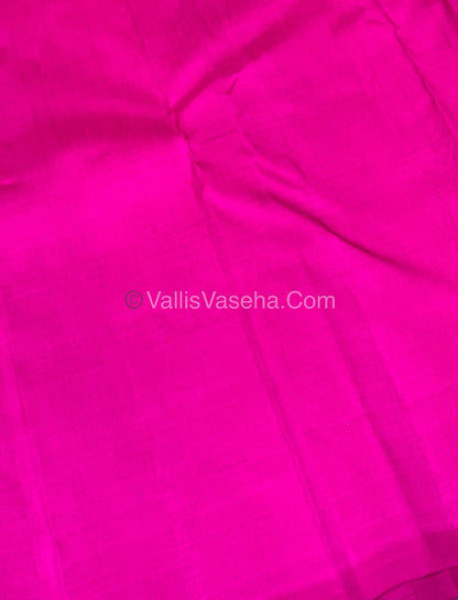 Pure Kanchipuram Silk Saree - Thalampoo - VVPS029