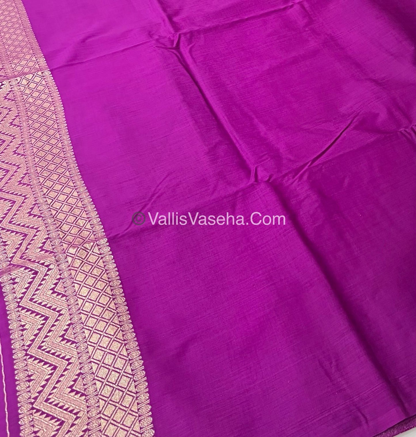 Banarasi - Heritage Silk - Semi Kathan Silk - Purplish Pink Shade - VVBHS005