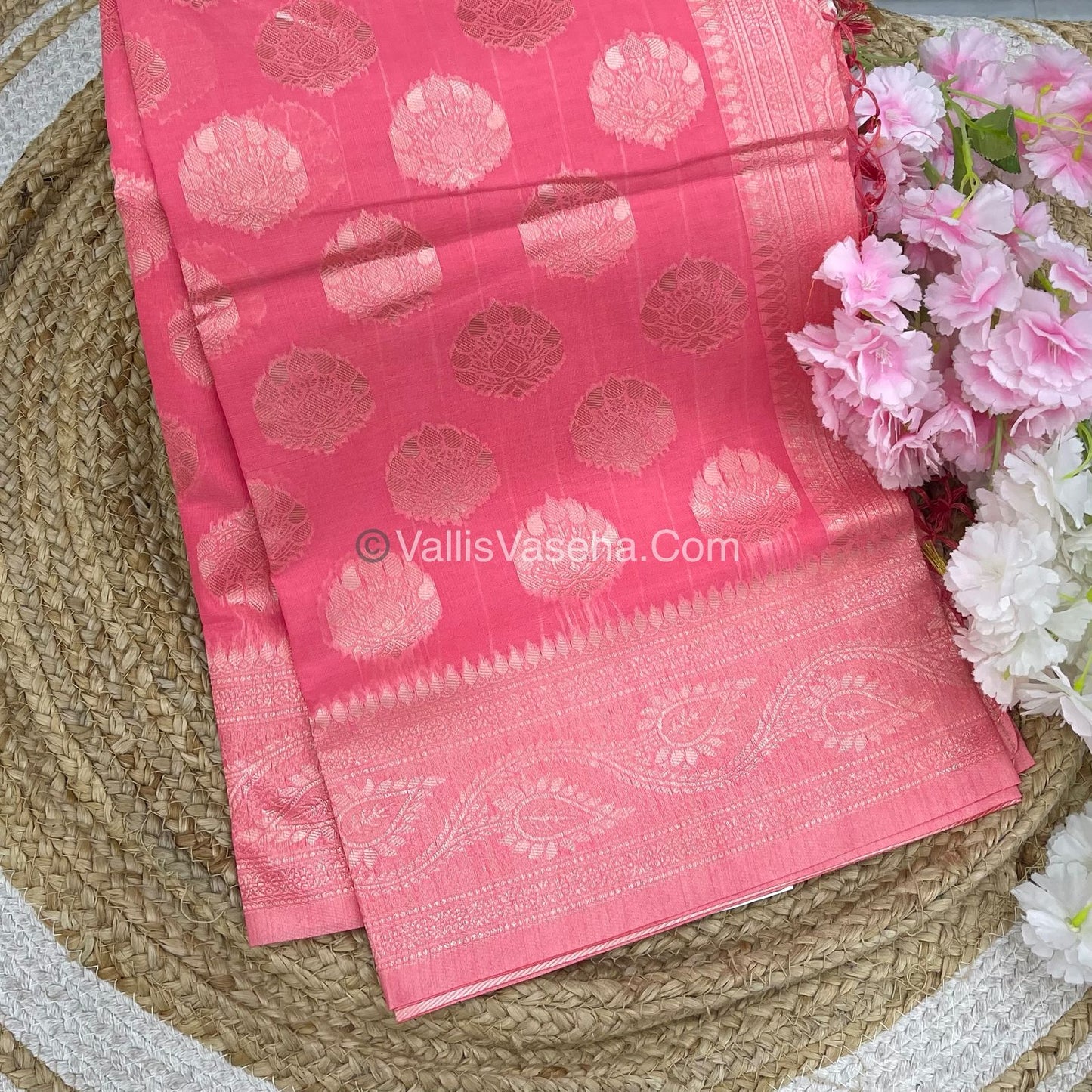 Fancy Saree - Mixed Variety -Peach Shade - VVFBS005