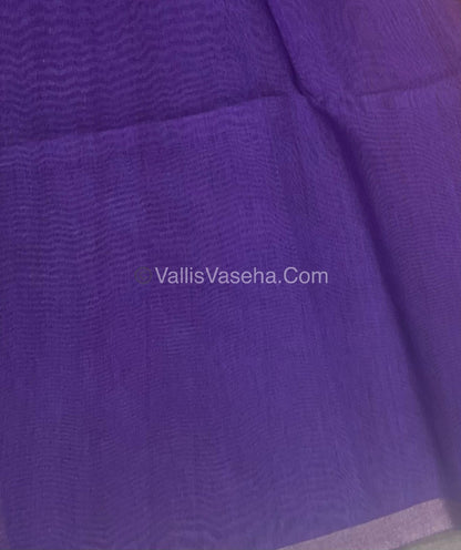 Semi Tussar Saree  - VVSTS009