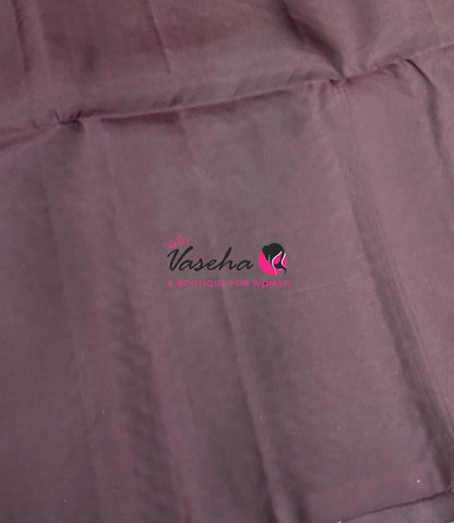 Half Mix - Pure Soft Silk Saree - Pazhum Pazhamum Checks - VVPSS157