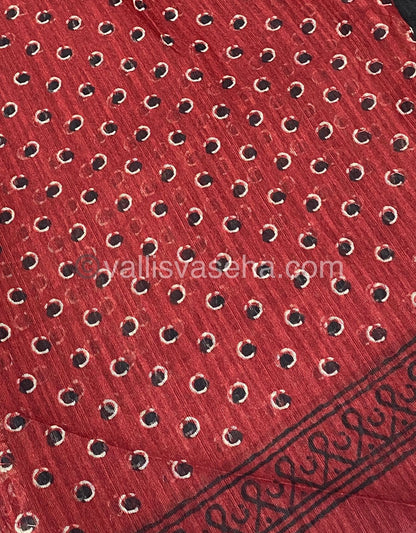 Jute Mixed Cotton Saree | VVJCS001